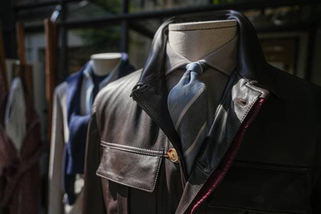 IPA85866344 - Milan, Milan Men™s Fashion Week Spring Summer 2027 - Men™s Fashion, Spring Summer 2027 - Brunello Cuccinelli™s presentation - pictured: Model  Copyright: xRiccardoxGIordanox xRiccardoxGiordanox 85866344