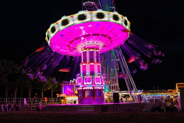 Johannisnacht, Mainz, 19.06.2026 Riesenrad und Kettenkarussell Impressionen von der Mainzer Johannisnacht in der Mainzer Innenstadt, Aktuelles Zeitgeschehen, Rheinland-Pfalz, Mainzer Johannisnacht in Mainz am 19.06.2026 Mainz Innenstadt Rheinland-Pfalz Deutschland *** St. Johns Night, Mainz, June 19, 2026 Copyright: xStephanxHahnex