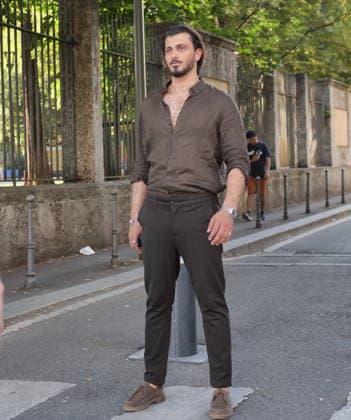 IPA85868087 - Milan, Milan Men s Fashion Week: Spring Summer 2026 2027 - Men s Fashion, Spring Summer 2026 2027 - Ralph Lauren fashion show  Copyright: xLucaxPontix xLucaPonti IpaAgencyx 85868087
