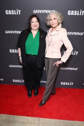 Santa Monica CA June 19: Jane Fonda & Katie Camosy at the Los Angeles premiere of Gaslit on June 19, 2026. Credit: USA - ZUMAa123 20260619_zaa_a123_119 Copyright: xAdMediax