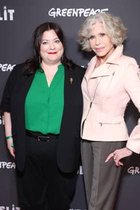 Santa Monica CA June 19: Jane Fonda & Katie Camosy at the Los Angeles premiere of Gaslit on June 19, 2026. Credit: USA - ZUMAa123 20260619_zaa_a123_130 Copyright: xAdMediax