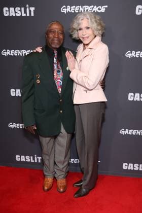Santa Monica CA June 19: Manning Rollerson Jr.& Jane Fonda at the Los Angeles premiere of Gaslit on June 19, 2026. Credit: USA - ZUMAa123 20260619_zaa_a123_134 Copyright: xAdMediax