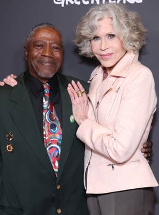 Santa Monica CA June 19: Manning Rollerson jr.III, Jane Fonda. at the Los Angeles Premiere Of Gaslit held at The Laemmle Monica Film Center in Santa Monica, CA. on June 19, 2026 Credit: AdMedia Santa Monica USA - ZUMAa123 20260619_zaa_a123_169 Copyright: xADx