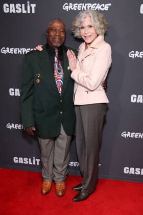 Santa Monica CA June 19: Manning Rollerson jr.III, Jane Fonda. at the Los Angeles Premiere Of Gaslit held at The Laemmle Monica Film Center in Santa Monica, CA. on June 19, 2026 Credit: AdMedia Santa Monica USA - ZUMAa123 20260619_zaa_a123_154 Copyright: xADx