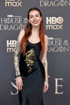 Lulu Gömann bei der Premiere der 3. Staffel der Sky Now Serie House of the Dragon im Kino International. Berlin, 19.06.2026 *** Lulu Gömann at the premiere of Season 3 of the Sky Now series House of the Dragon at Kino International in Berlin, June 19, 2026,detected_source_language Foto:xM.xBehrensx xFuturexImagex dragon_berlin_6612