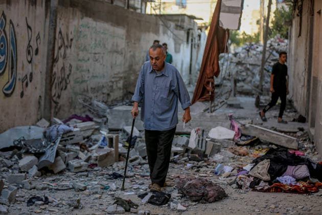 Israeli forces continue attacks on Gaza Strip despite ceasefire GAZA CITY, GAZA, PALESTINE - JUNE 20: A view of a damaged building after Israeli forces struck the Safadi family home in the Sabra neighborhood of Gaza City, Gaza, Palestine, on June 20, 2026. The attack, carried out despite the ceasefire, caused material damage to the targeted building and nearby structures. Saeed M. M. T. Jaras Anadolu Gaza City Gaza. Editorial use only. Please get in touch for any other usage.  Copyright: x2026xAnadoluxSaeedxM.xM.xT.xJarasx