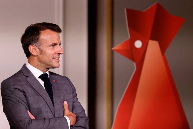 French President Emmanuel Macron delivers a speech as he welcomes several hundred French, European, and international members of the technology community to celebrate the tenth anniversary of the VivaTech technology innovation fair at the Élysée Palace in Paris on June 19, 2026. Stéphane Lemouton, Pool Bestimage, Paris, France,detected_source_language  Copyright: xStÃ phanexLemoutonx xPoolx xBestimagexStÃ phanexLemoutonx xPoolx xBestimagex