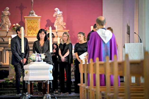 Funeral of Frank Michael ROTHEUX, BELGIUM - JUNE 20 : pictured during the funeral of Frank Michael who died at the age of 79 on June 20, 2026 in Rotheux, Belgium, 20 06 2026 Rotheux Belgium  Copyright: xSesx