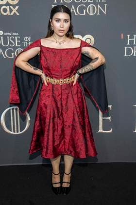 ABB HBO- Salome Sylvana zu Gast auf dem schwarzen Teppich bei der Deutschland Premiere zur dritten Staffel der HBO Original Serie House of the Dragon im Kino International am 19.06.2026 in Berlin Berlin Deutschland *** ABB HBOs Salome Sylvana walked the black carpet at the German premiere of the third season of the HBO Original series House of the Dragon at Kino International on June 19, 2026, in Berlin, Germany,detected_source_language