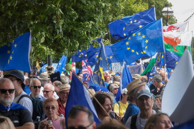 . 20 06 2026. London, United Kingdom. National Rejoin March. National Rejoin the EU march and rally at Parliament Square.  xMartynxWheatleyx xi-Imagesx IIM-26842-0014