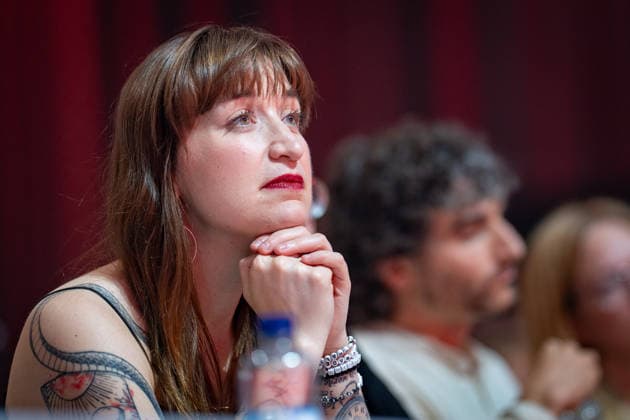 Heidi Reichinnek, Ates Gürpinar (von links);Bundesparteitag Die Linke in Potsdam - Potsdamer Parteitag 2026, Potsdam Brandenburg Deutschland Metropolis-Halle *** Heidi Reichinnek, Ates Gürpinar (from left) at the federal party convention of Die Linke in Potsdam; 2026 Potsdam Party Convention, Potsdam, Brandenburg, Germany; Metropolis Halle,detected_source_language