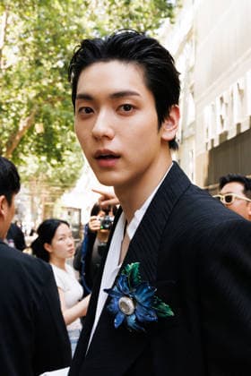 News - Dolce&Gabbana Spring 2027 Men s Collections Show - Celebrities MILAN, ITALY - JUNE 20, 2026: Soobin of Tomorrow X Together leaves the Dolce&amp;Gabbana Men s Spring Summer 2027 collection runway show during the Milan Fashion Week Menswear in Milan, Italy. Photo: Cinzia Camela. Milan Metropol Italy Copyright: xCinziaxCamelax xLiveMediax LPN_2529199