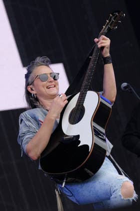 June 20, 2026, Newport, United Kingdom: Scottish singer-songwriter and musician Kate Victoria Tunstall, known professionally as KT Tunstall, performing live on stage at the Isle of Wight festival. Newport United Kingdom - ZUMAs197 20260620_aaa_s197_083 Copyright: xDawnxFletcher-Parkx