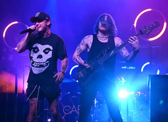 The Cab performs during The Back From The Dead Tour at Revolution Live. Featuring: Alexander DeLeon, Joey Thunder, The Cab Where: Fort Lauderdale, Florida, United States When: 19 Jun 2026 Credit: Robert Bell INSTARimages EDITORIAL USE ONLY. NOT FOR USE BY NEWSPAPERS BASED IN THE UK. Copyright: xx instar55789687