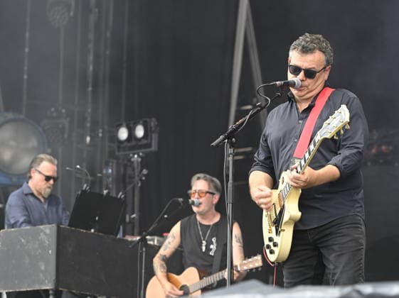 Singer and guitarist James Dean Bradfield of Manic Street Preachers performs during the music festival Metronome Prague, on June 20, 2026, in Prague, Czech Republic. (CTKxPhoto MichalxKrumphanzl) CTKPhotoP2026062004662  CTKPhotoP2026062004662