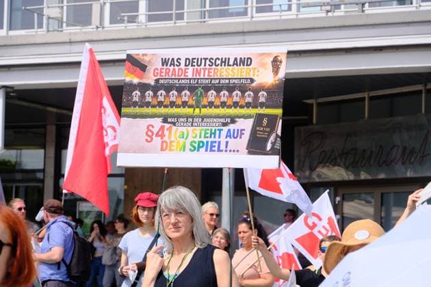 20.06.2026 xkhx Kassel,, DGB und ver.di Nordhessen. Demonstration Kundgebung: Gegen den sozialen Kahlschlag Kürzen nicht mit uns! - *** June 20, 2026, xkhx Kassel, DGB and ver.di North Hesse KH
