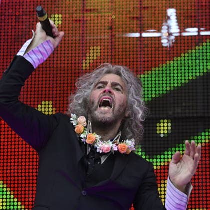 Singer Wayne Coyne of The Flaming Lips band performs during the music festival Metronome Prague, on June 20, 2026, in Prague, Czech Republic. (CTKxPhoto MichalxKrumphanzl) CTKPhotoP2026062005239  CTKPhotoP2026062005239