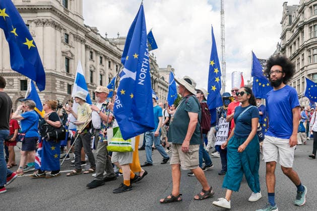 . 20 06 2026. London, United Kingdom. National Rejoin March. National Rejoin the EU march and rally at Parliament Square.  xMartynxWheatleyx xi-Imagesx IIM-26842-0043