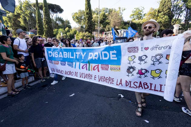 June 20, 2026, Rome, Italy: People attend the Roma Pride 2026 march in Rome, 20 June 2026. ANSA MASSIMO PERCOSSI Rome Italy  - ZUMAa110 20260620_zaf_a110_073 Copyright: xMassimoxPercossix