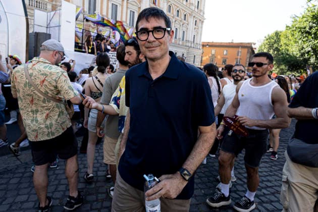 June 20, 2026, Rome, Italy: Leader of Italian party Sinistra Italiana, Nicola Fratoianni, at the Roma Pride 2026 march in Rome, 20 June 2026. ANSA MASSIMO PERCOSSI Rome Italy  - ZUMAa110 20260620_zaf_a110_076 Copyright: xMassimoxPercossix