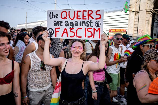 Rome Pride Parade 2026 ROME, ITALY - JUNE 20: People take part the 32st edition of the Pride Parade in support of LGBTQ rights on June 20 2026 in Rome, Italy. Rome Italy Copyright: xStefanoxMontesix