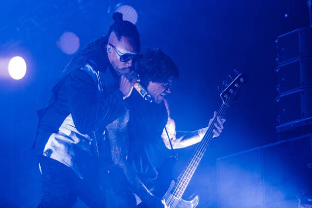 The Prodigy performs at the Sónar Festival The band The Prodigy during their performance at the Sónar Festival on June 20, 2026, in LHospitalet de Llobregat, Barcelona, Catalonia, Spain. The legendary British rave band, fronted by Liam Howlett and Maxim and with nearly 40 years of experience, continues to deliver one of the most explosive live performances in electronic music, with a setup designed more like a traditional live band than a conventional electronic live show. Spain,detected_source_language  Copyright: xAlbertoxParedesx 7612404