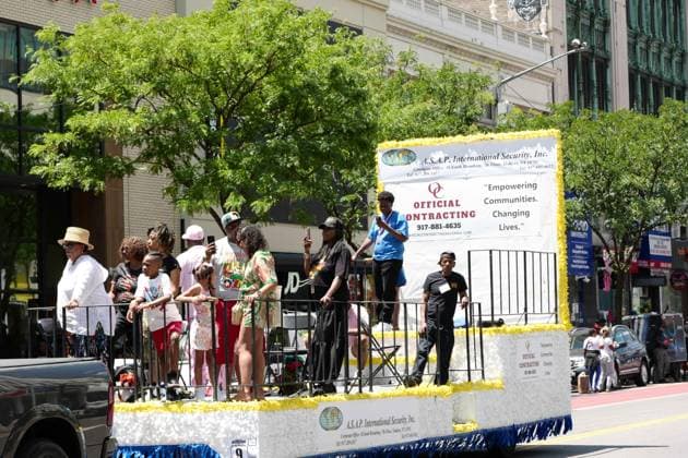 New York, NY- June 20th: Juneteenth Parade in Harlem featuring Various Organizations and the Ruff Ryders on June 20 2026 Credit: Camara Porter USA - ZUMAa123 20260620_zaa_a123_070 Copyright: xAdMediax