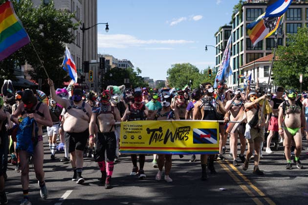 June 20, 2026, Washington, Dc, Washington, Dc, USA: The Capital Pride Parade was shorter this year, running approximately 1.3 miles from T Street, NW at 14th Street to Freedom Plaza. There were still plenty of floats, participants, and crowds. Washington, Dc USA - ZUMAm230 20260620_znp_m230_024 Copyright: xNickxMasonx