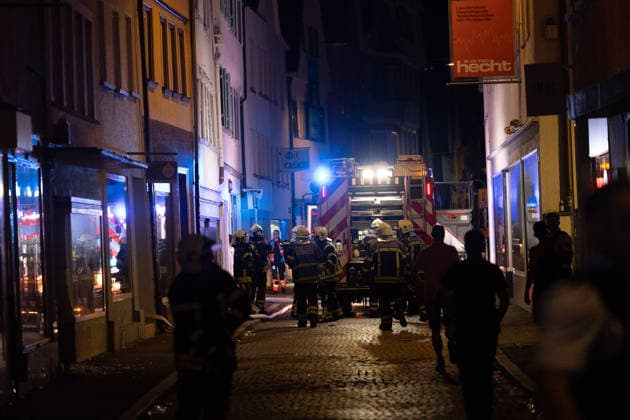 Blaulicht: Dachstuhlbrand in der Kanzleistrasse Reutlingen am 21.06.2026, Blaulicht: Dachstuhlbrand in der Kanzleistrasse Reutlingen am 21.06.2026, *** Emergency Copyright: xEibner-Pressefoto DimitrixDrofitx EP_ddh