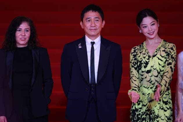 SHANGHAI, CHINA - JUNE 20: Actor Tony Leung Chiu-wai and actress Xin Zhilei arrive at the red carpet of the closing ceremony for the 28th Shanghai International Film Festival on June 20, 2026 in Shanghai, China.  Copyright: xVCGx 111649518344