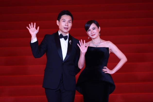 SHANGHAI, CHINA - JUNE 20: Director Anthony Chen (L) arrives at the red carpet of the closing ceremony for the 28th Shanghai International Film Festival on June 20, 2026 in Shanghai, China.  Copyright: xVCGx 111649518281