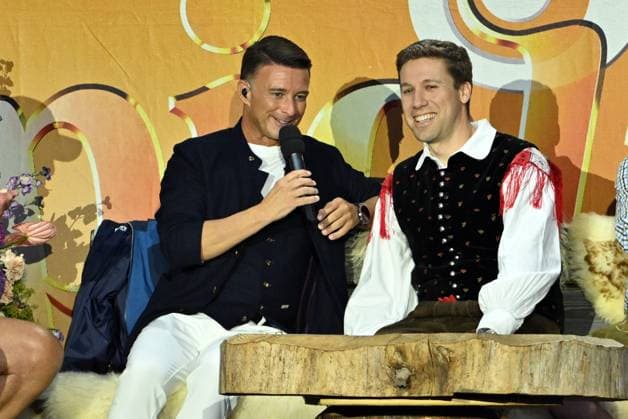 20.06.2026 - Bad Kleinkirchheim - St. Oswald am Hoferriegel in Österreich (AUT) - Wenn die Musi spielt Sommer Open Air 2026- im Bild: Saso Avsenik und seine Oberkrainer, *** June 20, 2026, Bad Kleinkirchheim, St. Oswald am Hoferriegel, Austria, AUT