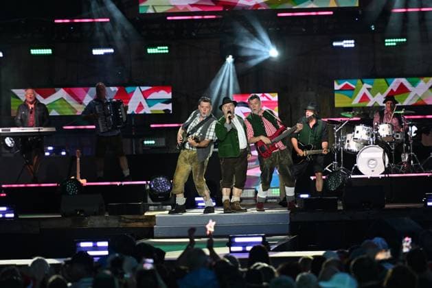 20.06.2026 - Bad Kleinkirchheim - St. Oswald am Hoferriegel in Österreich (AUT) - Wenn die Musi spielt Sommer Open Air 2026- im Bild: AlpenRebellen (Alpen Rebellen), *** June 20, 2026, Bad Kleinkirchheim, St. Oswald am Hoferriegel, Austria, AUT