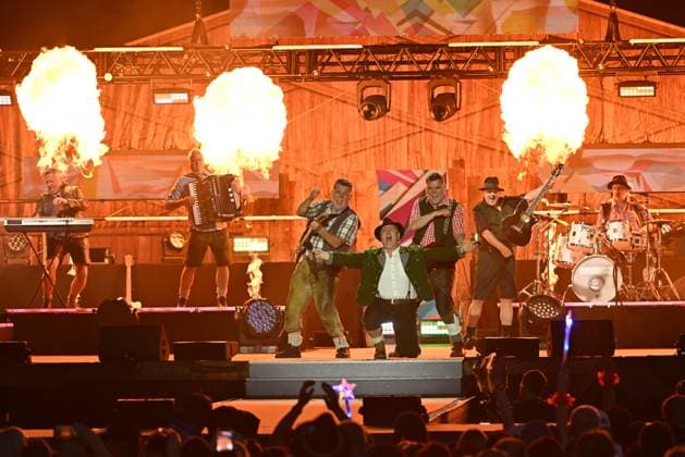 20.06.2026 - Bad Kleinkirchheim - St. Oswald am Hoferriegel in Österreich (AUT) - Wenn die Musi spielt Sommer Open Air 2026- im Bild: AlpenRebellen (Alpen Rebellen), *** June 20, 2026, Bad Kleinkirchheim, St. Oswald am Hoferriegel, Austria, AUT