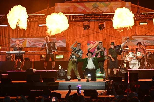 20.06.2026 - Bad Kleinkirchheim - St. Oswald am Hoferriegel in Österreich (AUT) - Wenn die Musi spielt Sommer Open Air 2026- im Bild: AlpenRebellen (Alpen Rebellen), *** June 20, 2026, Bad Kleinkirchheim, St. Oswald am Hoferriegel, Austria, AUT