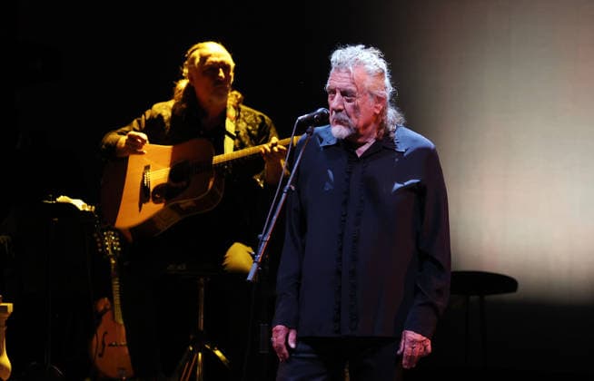 Croatia Robert Plant Concert Robert Plant performs during his concert with with Saving Grace and Suzi Dian at St. Michael s Fortress in Sibenik, Croatia on June 20, 2026.  DuskoxJaramaz PIXSELL
