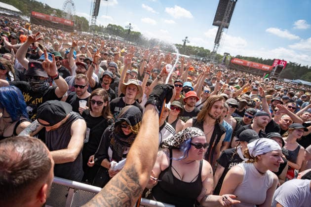 View of the festival grounds with the audience, June 21, 2026 Hurricane Music Festival 2026 in Scheeßel, Lower Saxony, Scheeßel, Lower Saxony, Germany, festival grounds,detected_source_language