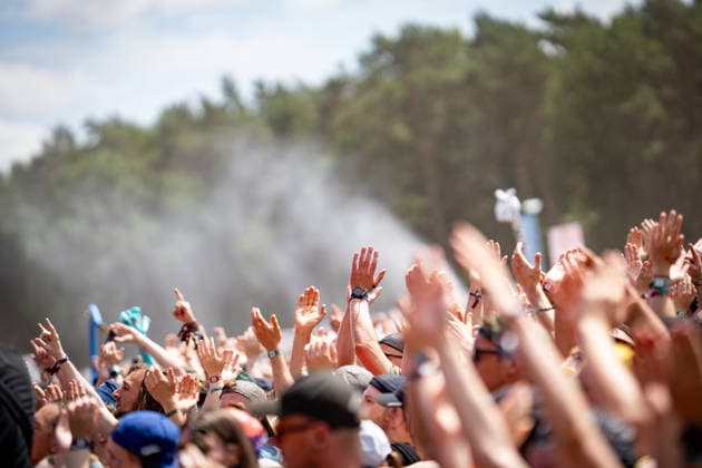 View of the festival grounds with the audience, June 21, 2026 Hurricane Music Festival 2026 in Scheeßel, Lower Saxony, Scheeßel, Lower Saxony, Germany, festival grounds,detected_source_language