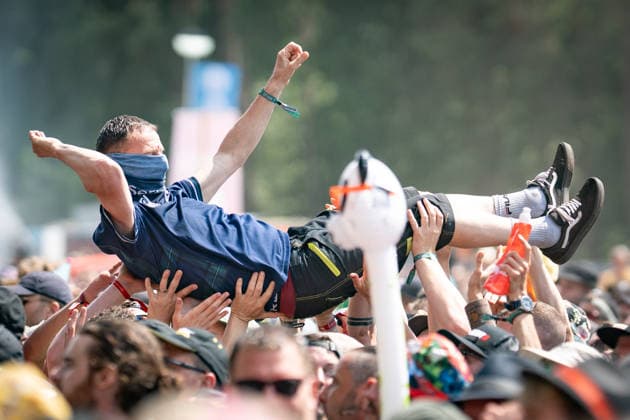 View of the festival grounds with the audience, June 21, 2026 Hurricane Music Festival 2026 in Scheeßel, Lower Saxony, Scheeßel, Lower Saxony, Germany, festival grounds,detected_source_language