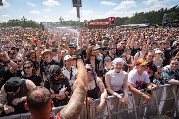 View of the festival grounds with the audience, June 21, 2026 Hurricane Music Festival 2026 in Scheeßel, Lower Saxony, Scheeßel, Lower Saxony, Germany, festival grounds,detected_source_language