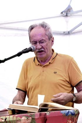 Christian Ude ehemaliger Oberbuergermeister Lesung Muenchen 21.06.2026 Corso Leobold Foto Muenchen *** Christian Ude, former mayor of Munich, reading, Munich, June 21, 2026, Corso Leobold, photo
