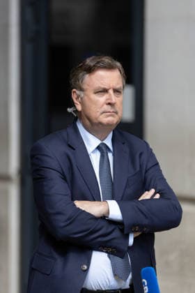 June 21, 2026, London, United Kingdom: Shadow Chancellor of the Exchequer Mel Stride seen after his appearance with Laura Kuenssberg at BBC Broadcasting House. London United Kingdom - ZUMAs197 20260621_aaa_s197_013 Copyright: xPhilxLewisx