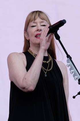 June 21, 2026, Newport, United Kingdom: American singer-songwriter Suzanne Nadine Vega known professionally as Suzanne Vega performing live at the Isle of Wight festival. Newport United Kingdom - ZUMAs197 20260621_aaa_s197_029 Copyright: xDawnxFletcher-Parkx