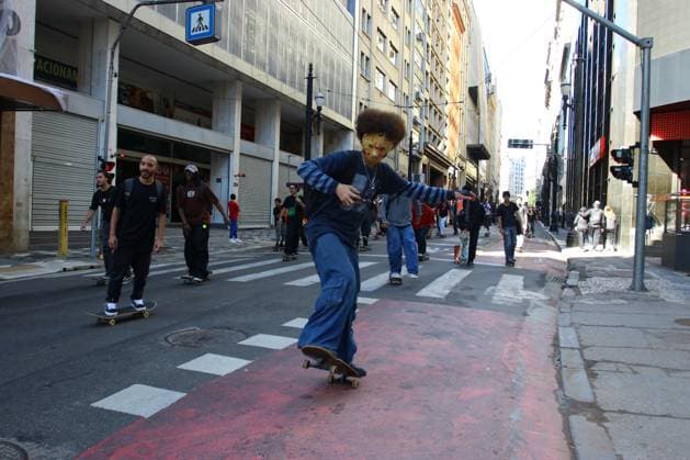 RECORD DATE NOT STATED event brings together skaters in Sao Paulo Sao Paulo (SP), 06 21 2026 - Skater Day Event SP - Skaters take over Paulista Avenue and Roosevelt Square on the morning of this Sunday, the 21st, in celebration of Go! Skater Day, World Skateboarding Day.(Foto: Fabricio Bomjardim Thenews2 imago images) event brings together skaters in Sao Paulo  Copyright: xFabricioxBomjardimx