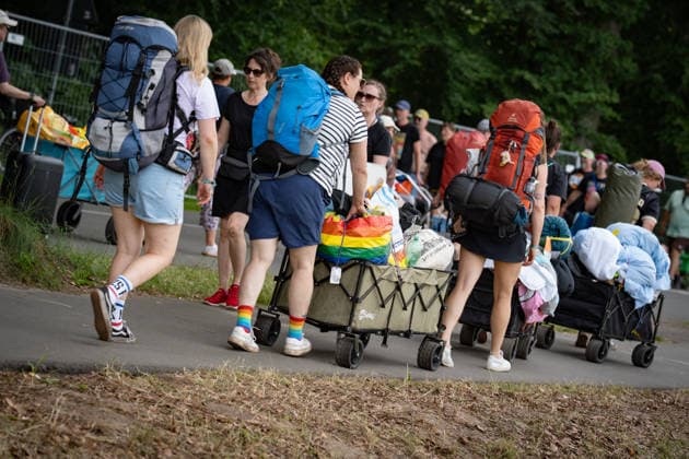 View of the festival grounds with the audience, June 21, 2026 Hurricane Music Festival 2026 in Scheeßel, Lower Saxony, Scheeßel, Lower Saxony, Germany, festival grounds,detected_source_language