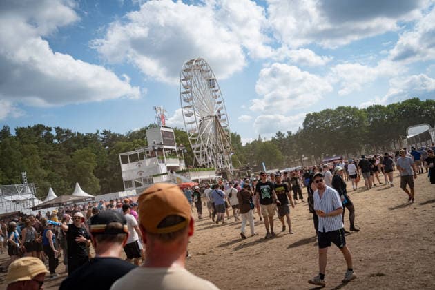 View of the festival grounds with the audience, June 21, 2026 Hurricane Music Festival 2026 in Scheeßel, Lower Saxony, Scheeßel, Lower Saxony, Germany, festival grounds,detected_source_language