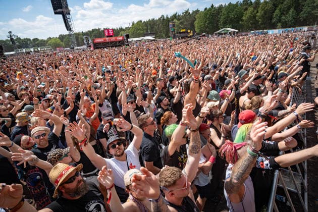 View of the festival grounds with the audience, June 21, 2026 Hurricane Music Festival 2026 in Scheeßel, Lower Saxony, Scheeßel, Lower Saxony, Germany, festival grounds,detected_source_language