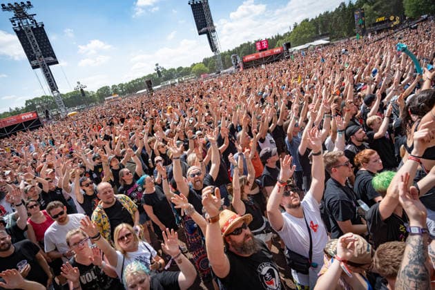 View of the festival grounds with the audience, June 21, 2026 Hurricane Music Festival 2026 in Scheeßel, Lower Saxony, Scheeßel, Lower Saxony, Germany, festival grounds,detected_source_language