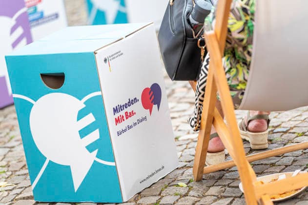 Bärbel Bas EUR, Deutschland, Berlin, 21.06.2026: Bärbel Bas (SPD), Bundesministerin für Arbeit und Soziales am Tag der offenen Tür im BMAS - Mitreden.Mit Bas im Bürger*innendialog. *** Bärbel Bas (EUR), Germany, Berlin, June 21, 2026 Bärbel Bas (SPD), Federal Minister of Labor and Social Affairs, at the Open House at the Federal Ministry of Labor and Social Affairs (BMAS) Have Your Say with Bas in the Citizens’ Dialogue,detected_source_language