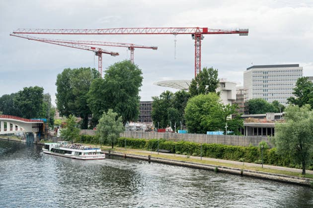 Berlin, 21.06.2026 Tag der offenen Tür der Bundesregierung im Bundeskanzleramt.Baustelle Erweiterungsbau Kanzleramt *** Berlin, June 21, 2026
